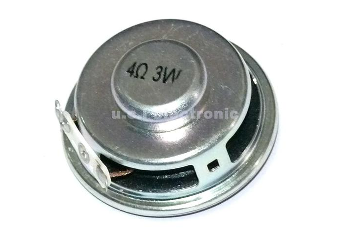 【UCI電子】(W-1) 迷你4歐3瓦喇叭 音響 電腦喇叭 喇叭 一顆35元