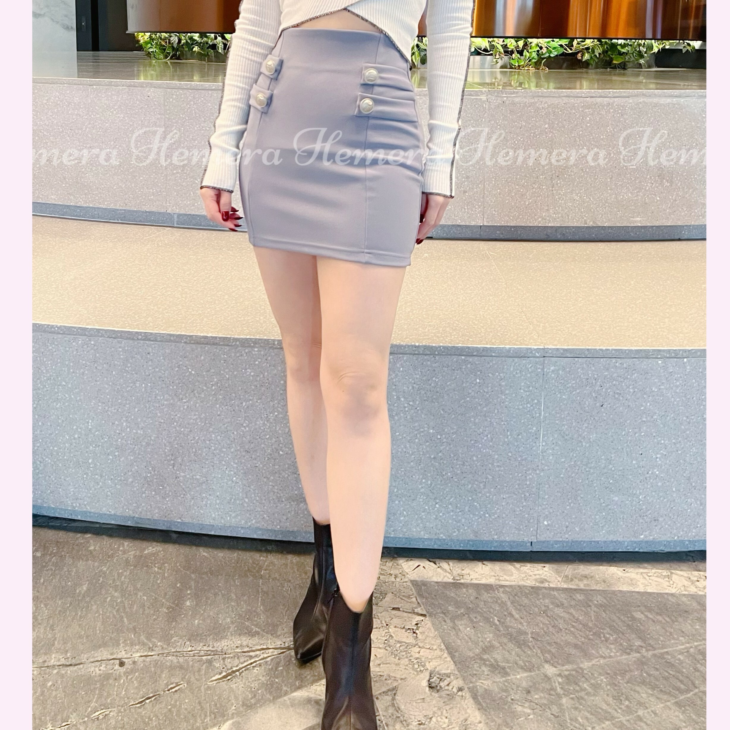 SK23W0211 性感小香包臀短裙