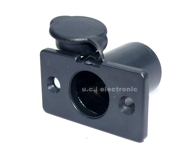 【UCI電子】(二Q-3) 帶蓋防水汽車改裝點煙器插座/車載點煙器母座/12V車載插座