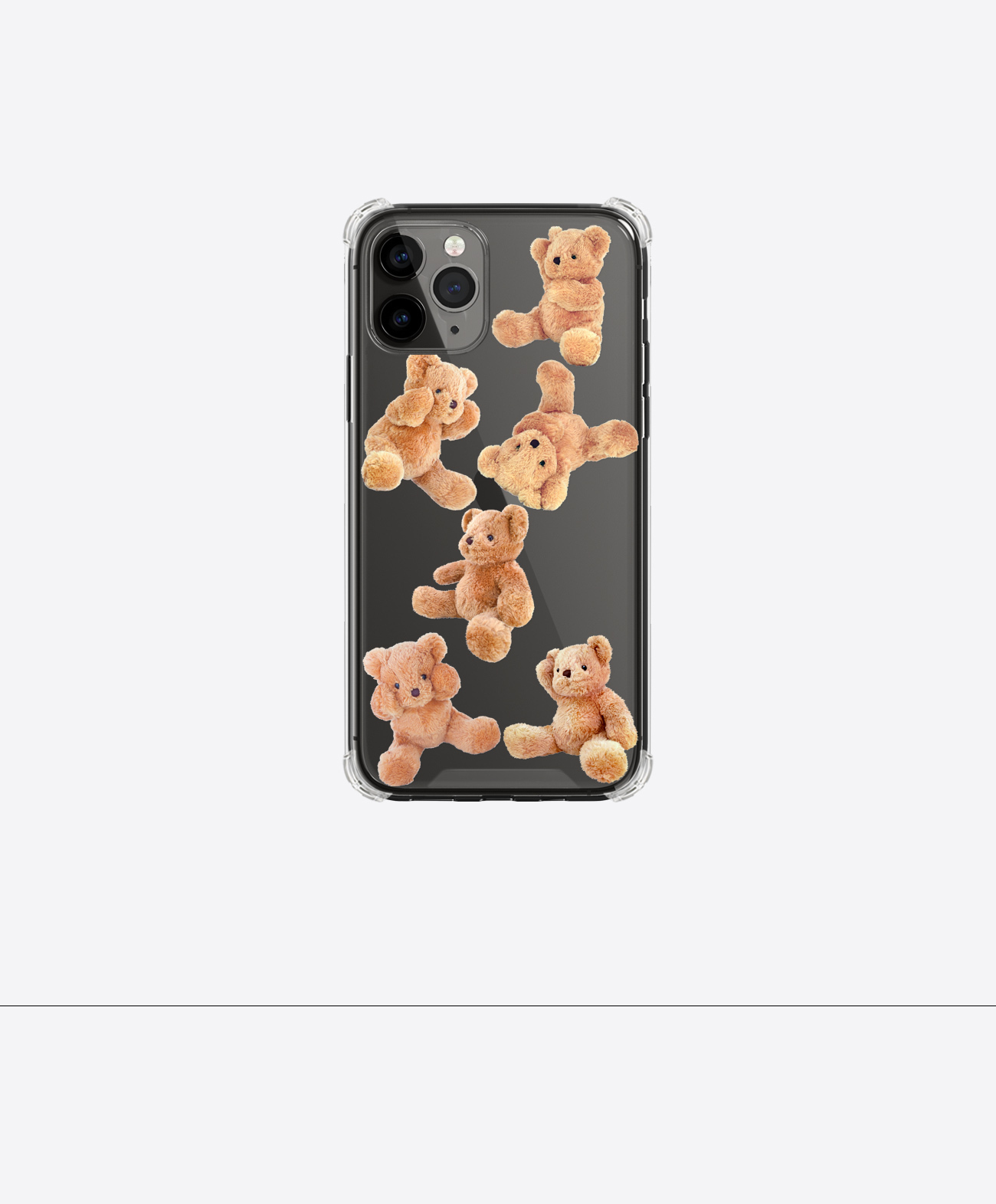 A PER A - Aerobics retro big bear 透明硬殼