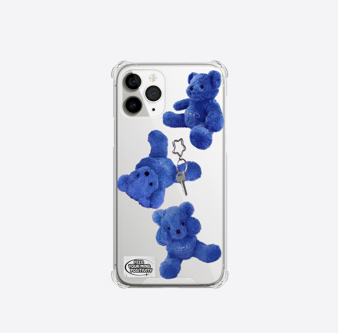 A PER A - Blue Bear Boys n Key透明硬殼
