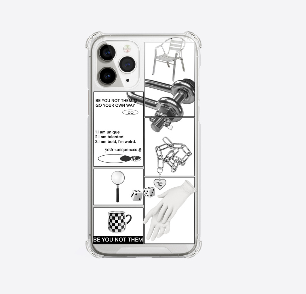 A PER A - Collection gray inner parts透明硬殼