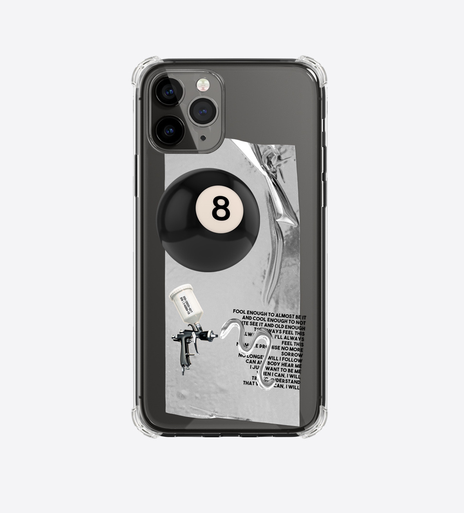 A PER A - Eightball Silicon Walk 透明硬殼