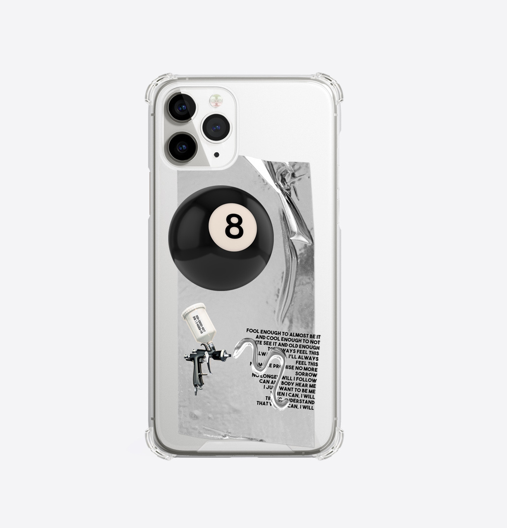 A PER A - Eightball Silicon Walk 透明硬殼