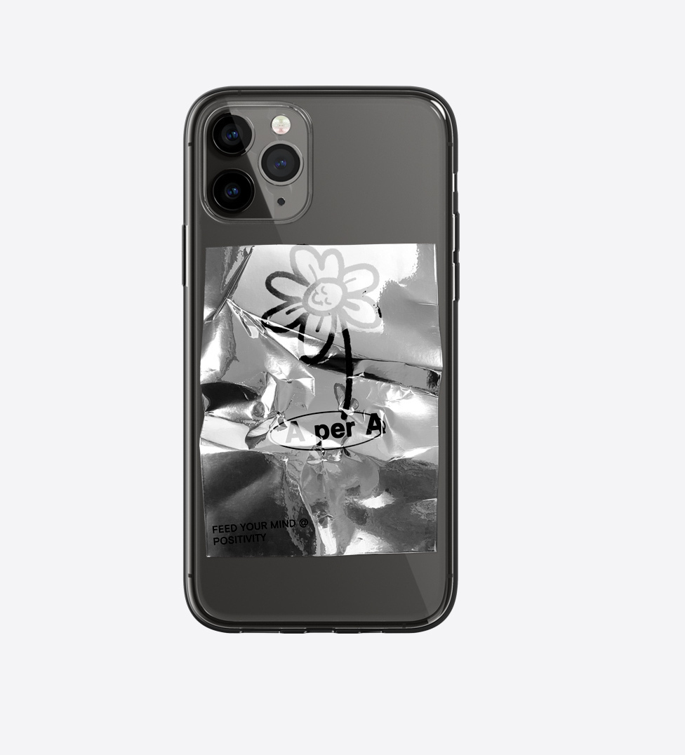 A PER A - Foil poster sun daisy brush 透明硬殼