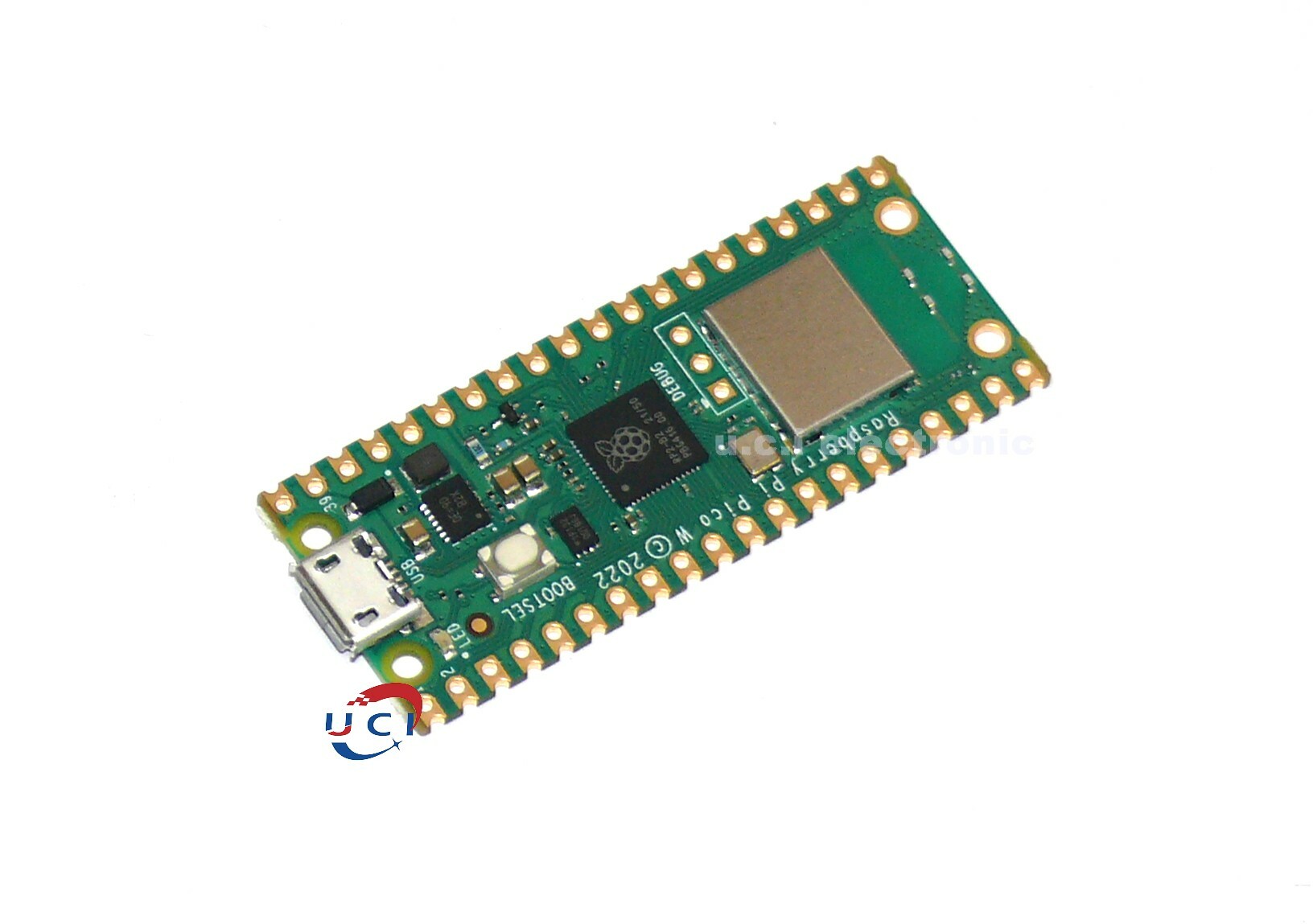 【UCI電子】(I-3) 樹莓派 Pico W 主機板新增無線WiFi  開發板MciroPython IO擴展板