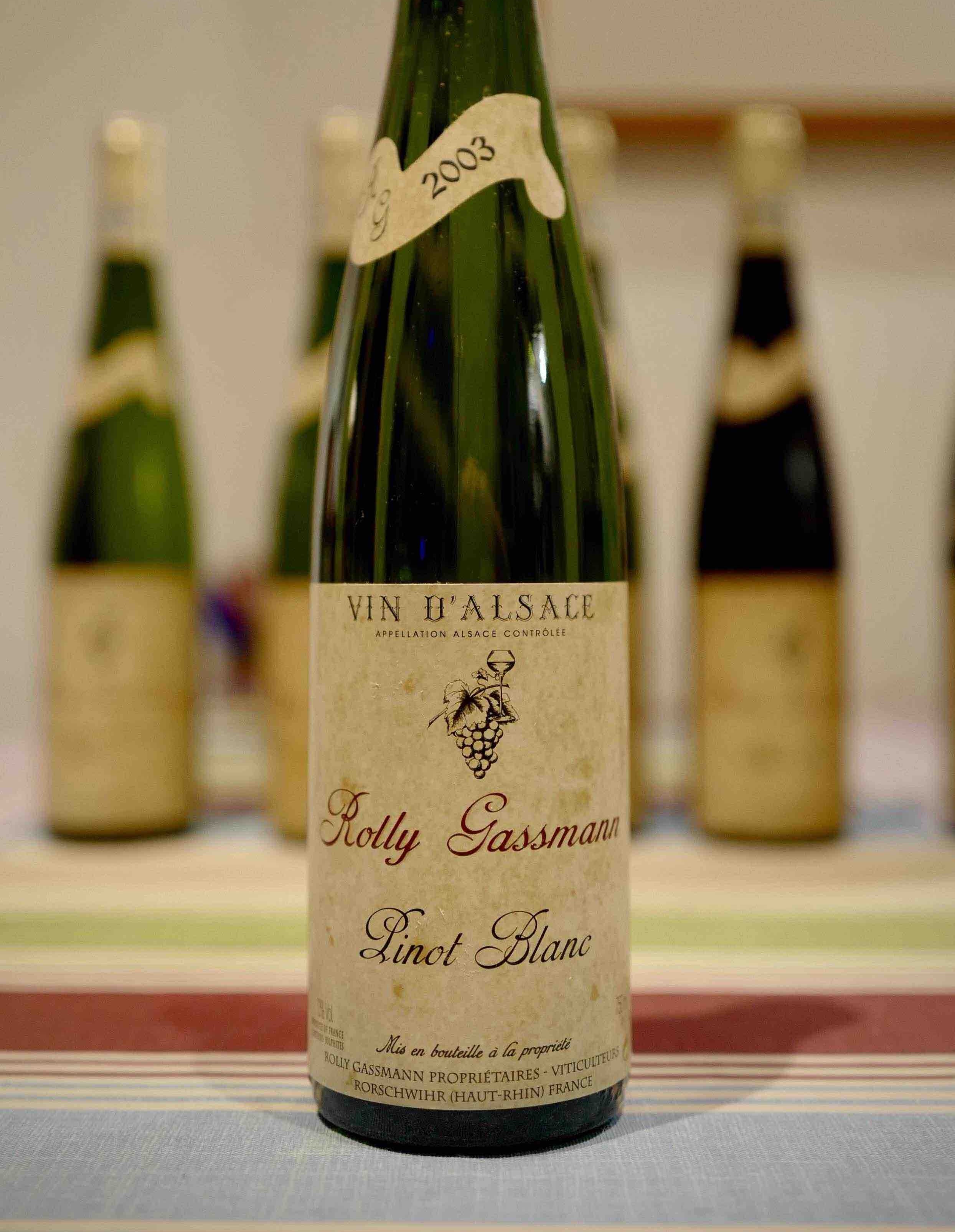 2003 Rolly Gassmann Pinot Blanc / 2003 何利嘉斯曼白皮諾（有貨）