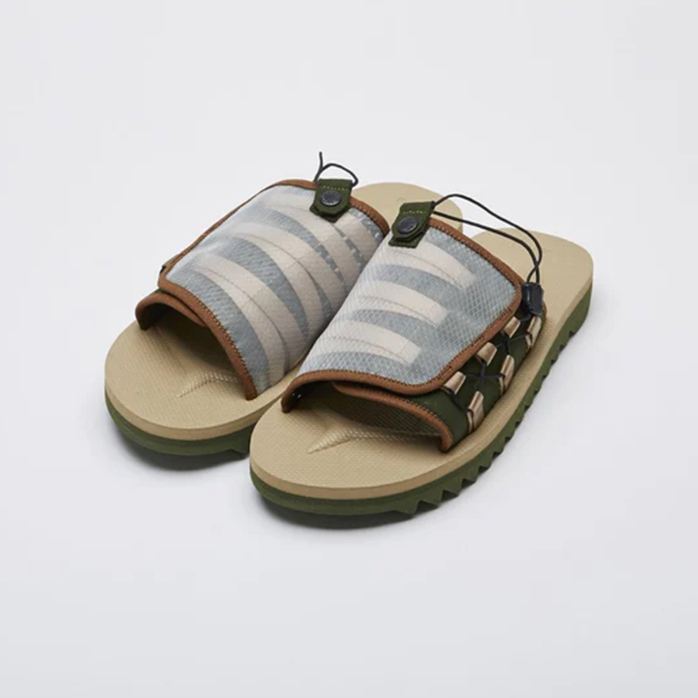 [出清商品售出無退換] SUICOKE DAO-2AB OG-195-2AB 橄欖沙 鋸齒 可調節 魔鬼氈 抗菌鞋床 拖鞋【SK221952ABOB】