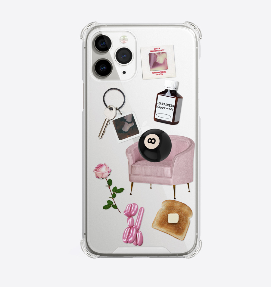 A PER A - My pale pink hotel room 透明硬殼