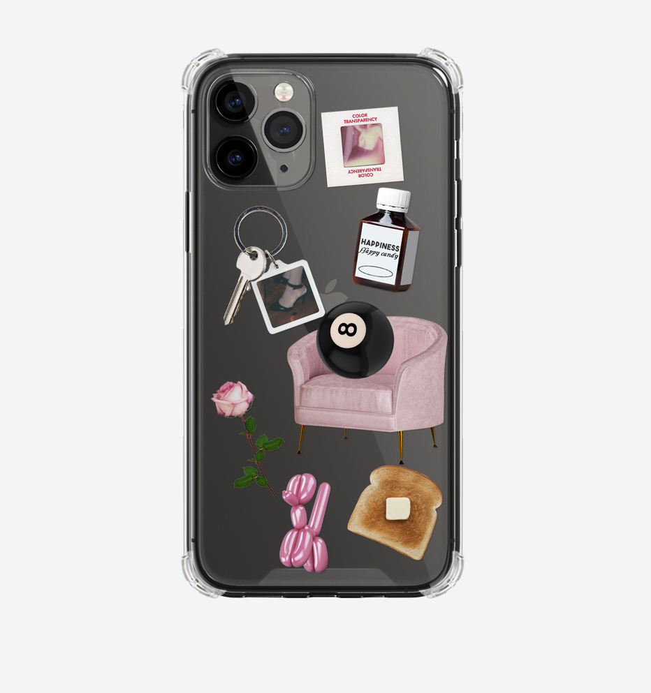 A PER A - My pale pink hotel room 透明硬殼