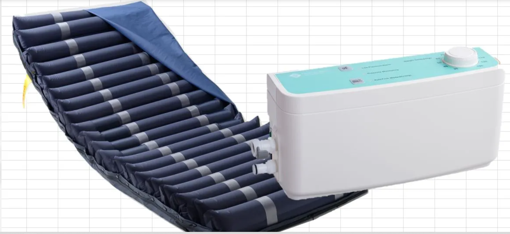 TS-106 旋鈕數位型 5吋三管氣墊床