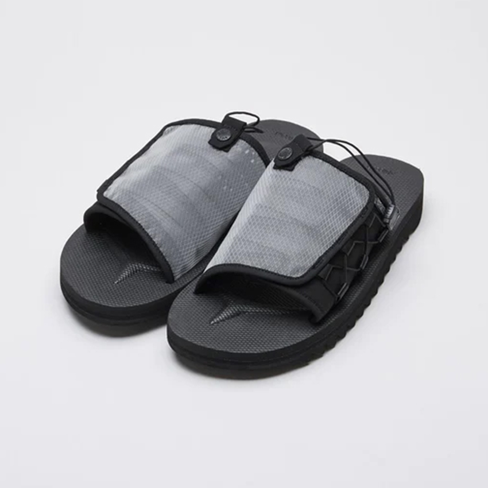 [出清商品售出無退換] SUICOKE DAO-2AB OG-195-2AB 黑色 鋸齒 可調節 魔鬼氈 抗菌鞋床 拖鞋【SK221952ABBK】