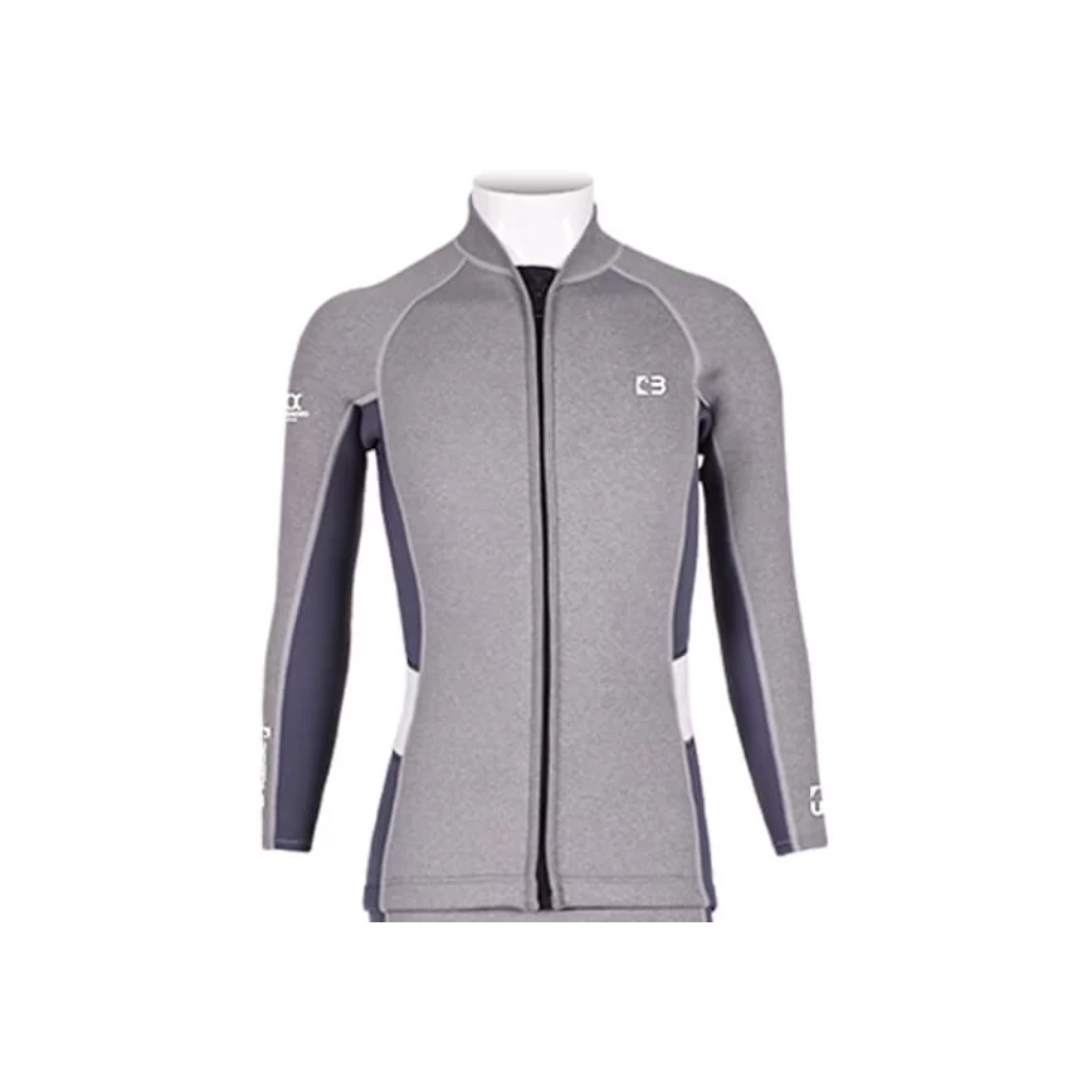 ▲現貨 Bestdive 男款 3mm 棉彩系列 防寒上衣 沉穩灰