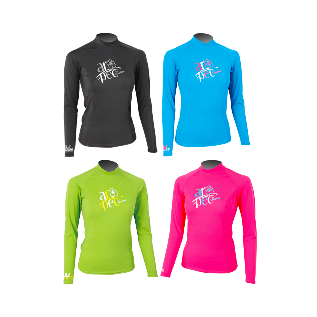 [停產出清] AROPEC 女 長袖水母衣 SS-51W 共六色