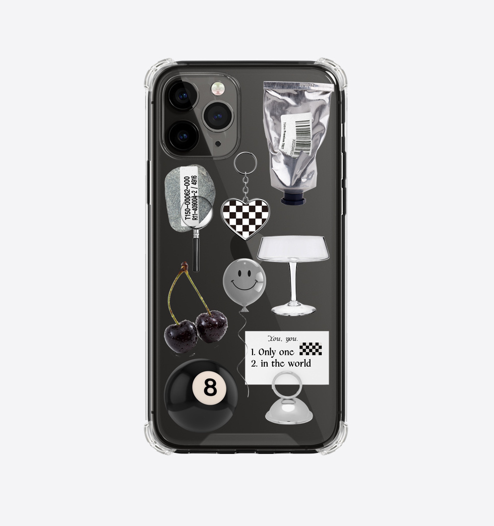 A PER A - Black studio object 透明硬殼