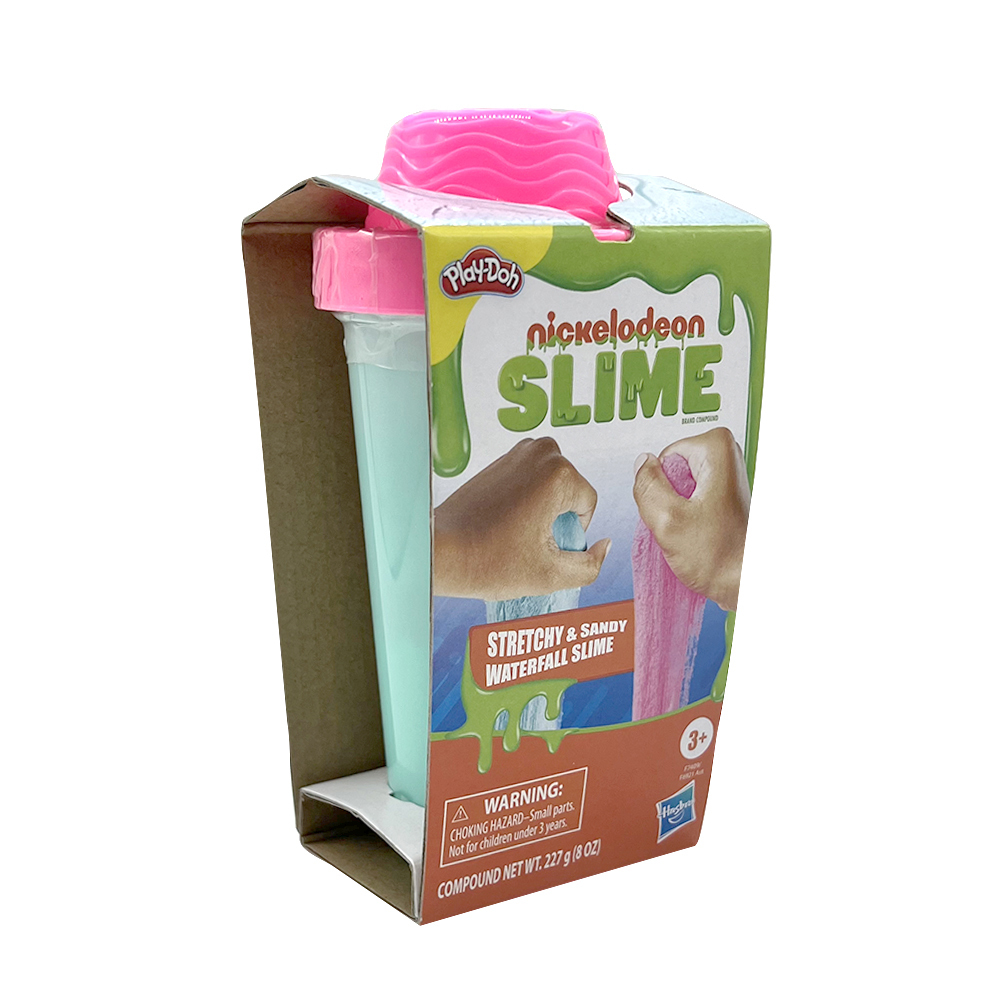 《 Play-Doh 培樂多 》 NIC 史萊姆流動沙罐裝組 - 粉紅&藍