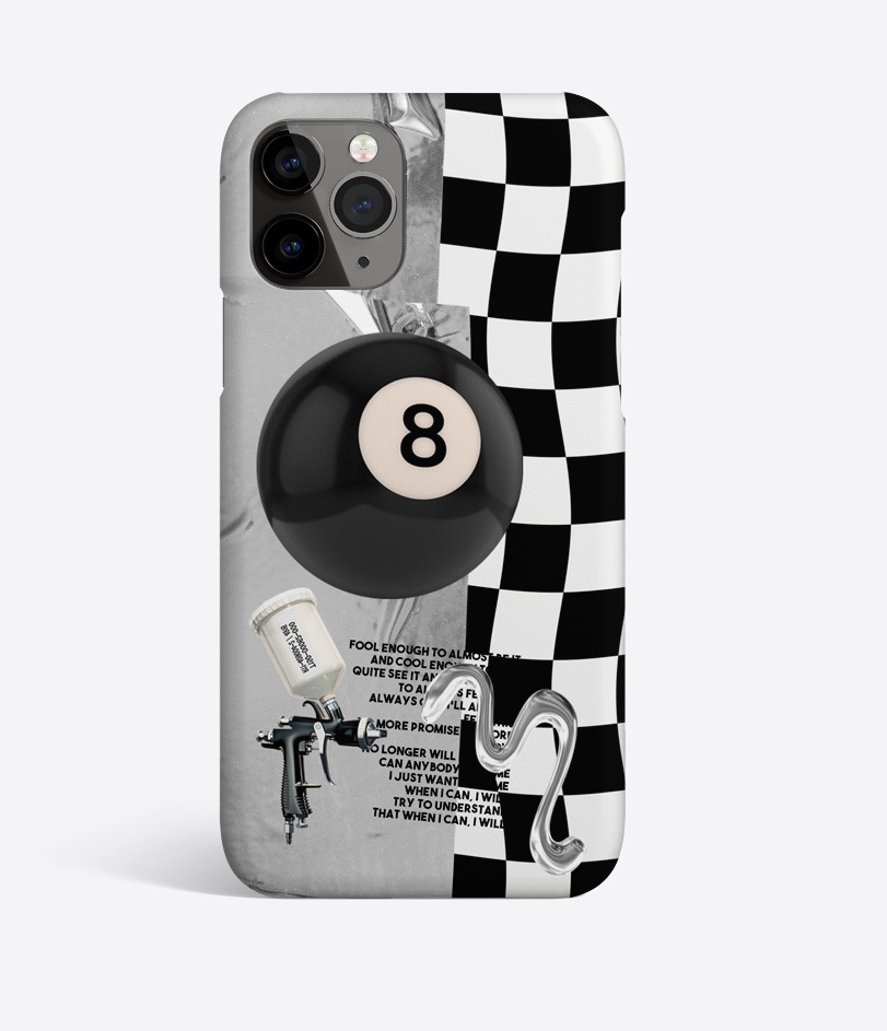 A PER A - AD Checker Eightball Silicon 硬殼