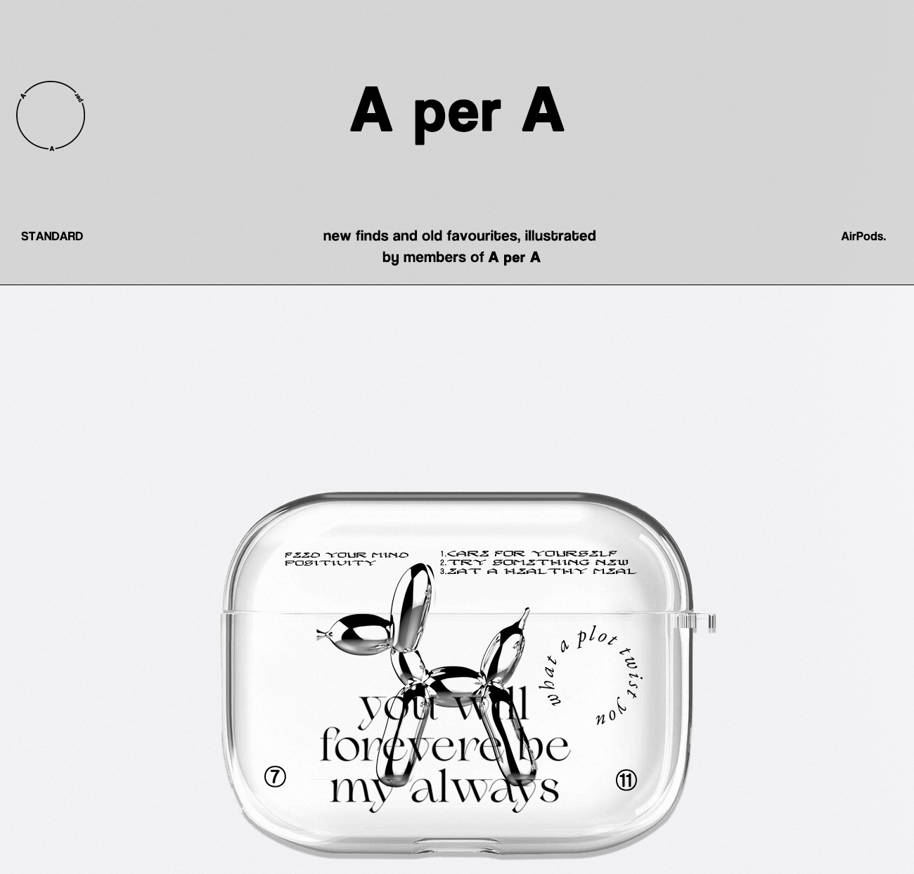 A PER A - Chrome Dog AA AirPods Pro CASE