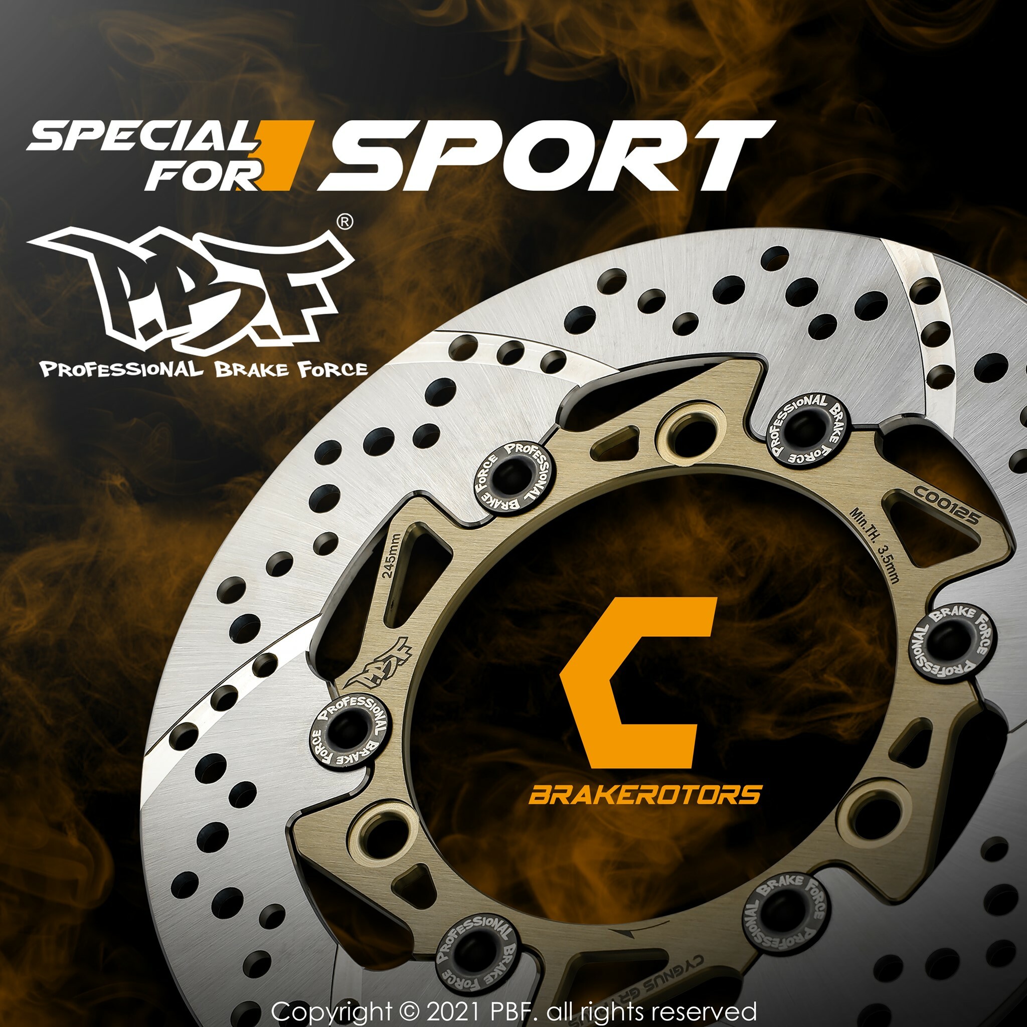 暴力虎 PBF C系列山道競走碟盤+