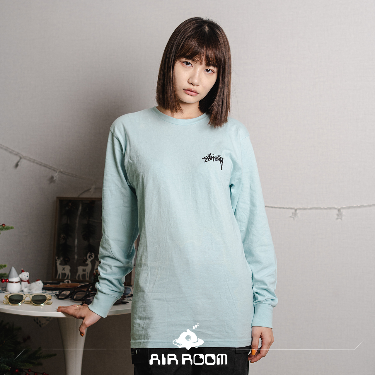 STUSSY Original Stock Long Sleeve T 長T 基本LOGO 1993827