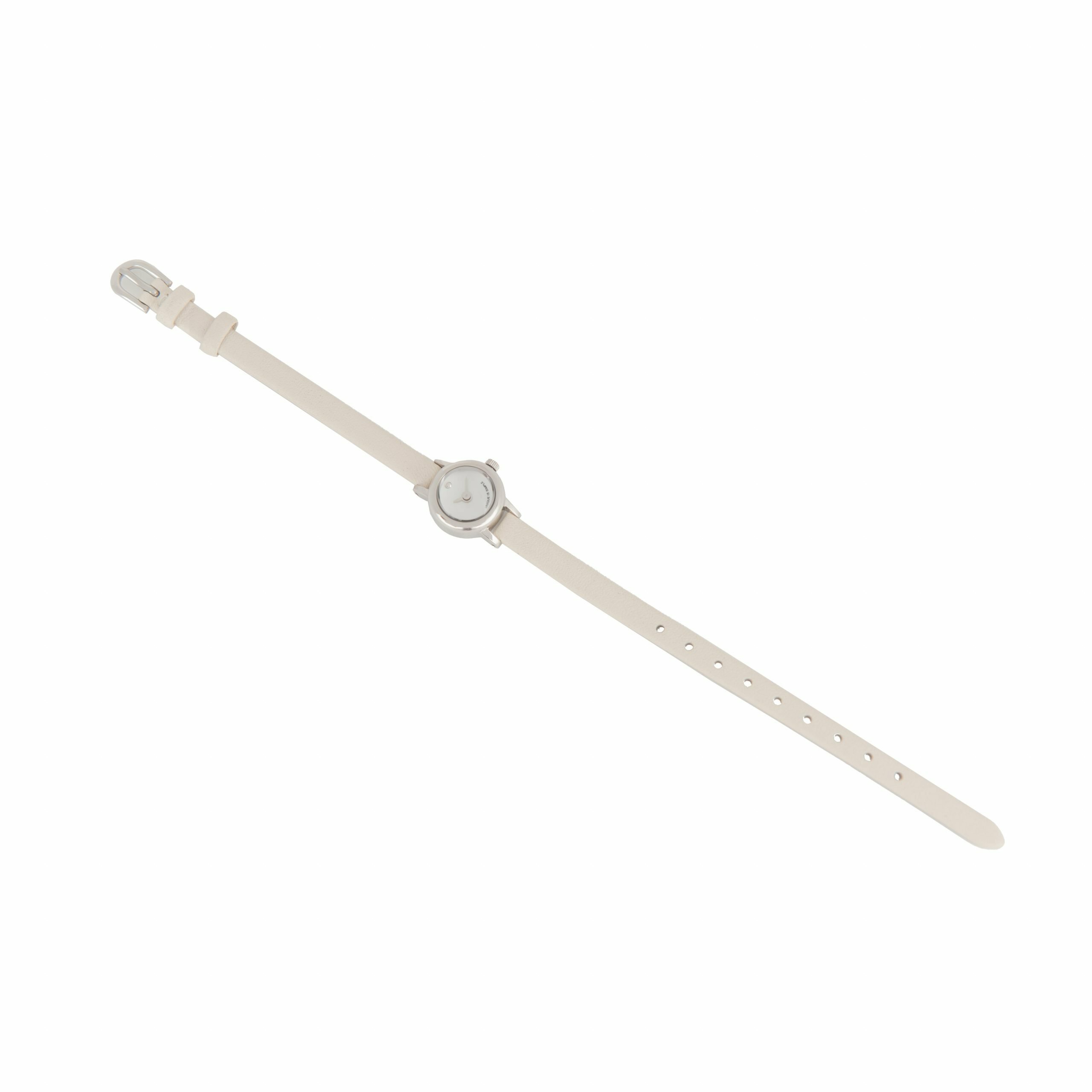 TACS Pearl 女裝 白貝母 皮帶錶 TS2201A