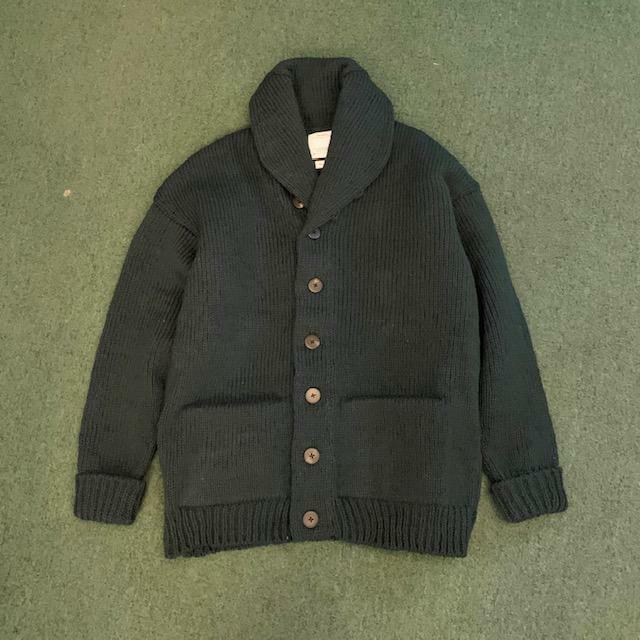 VISVIM COWICHAN HAND-KNIT - GREEN SIZE 2 IN STOCK NOW (現貨發售中)