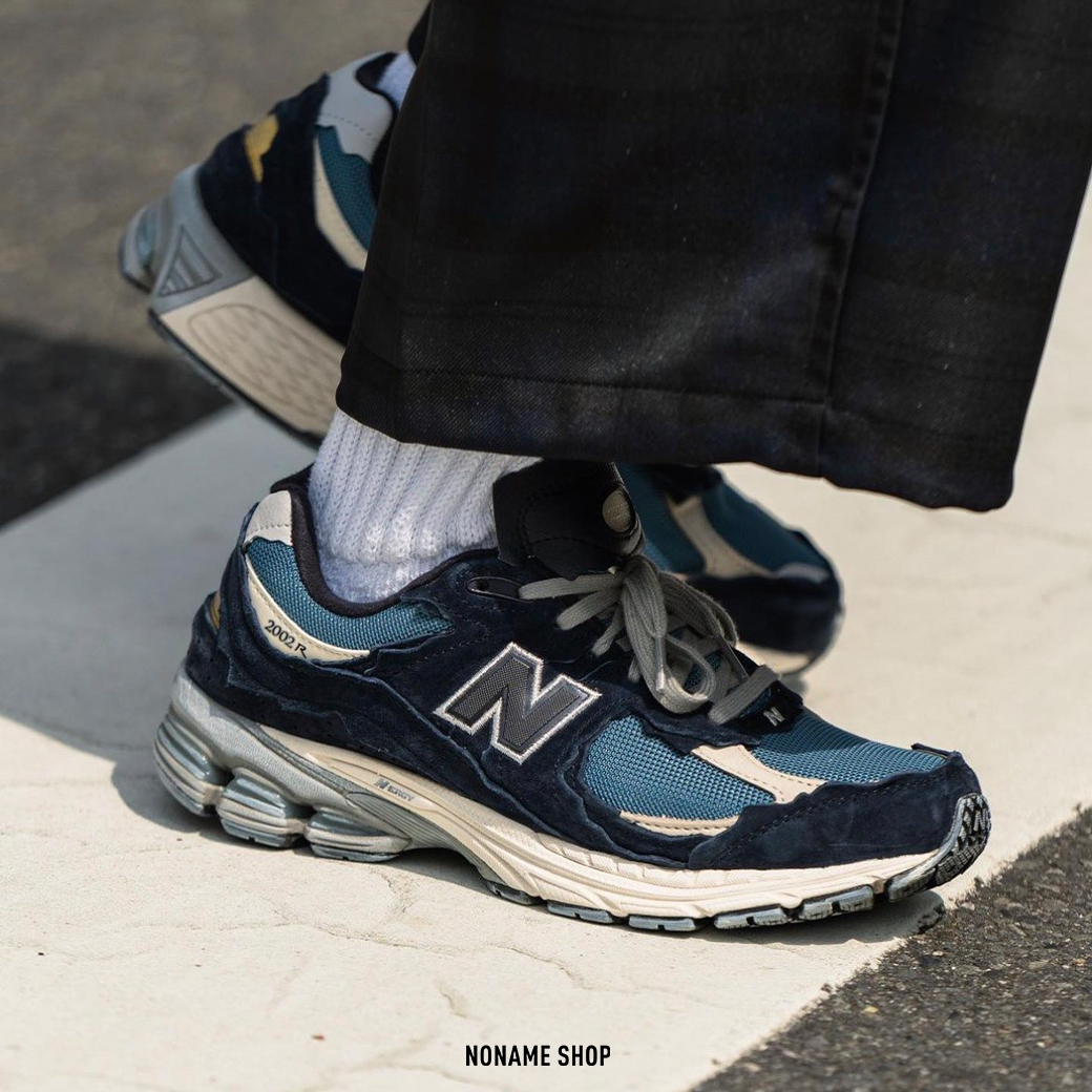 NEW BALANCE NB 2002 韓版 復古 麂皮 輕量 老爹鞋 慢跑鞋 脫皮 深海軍藍  M2002RDF  (男/女款)
