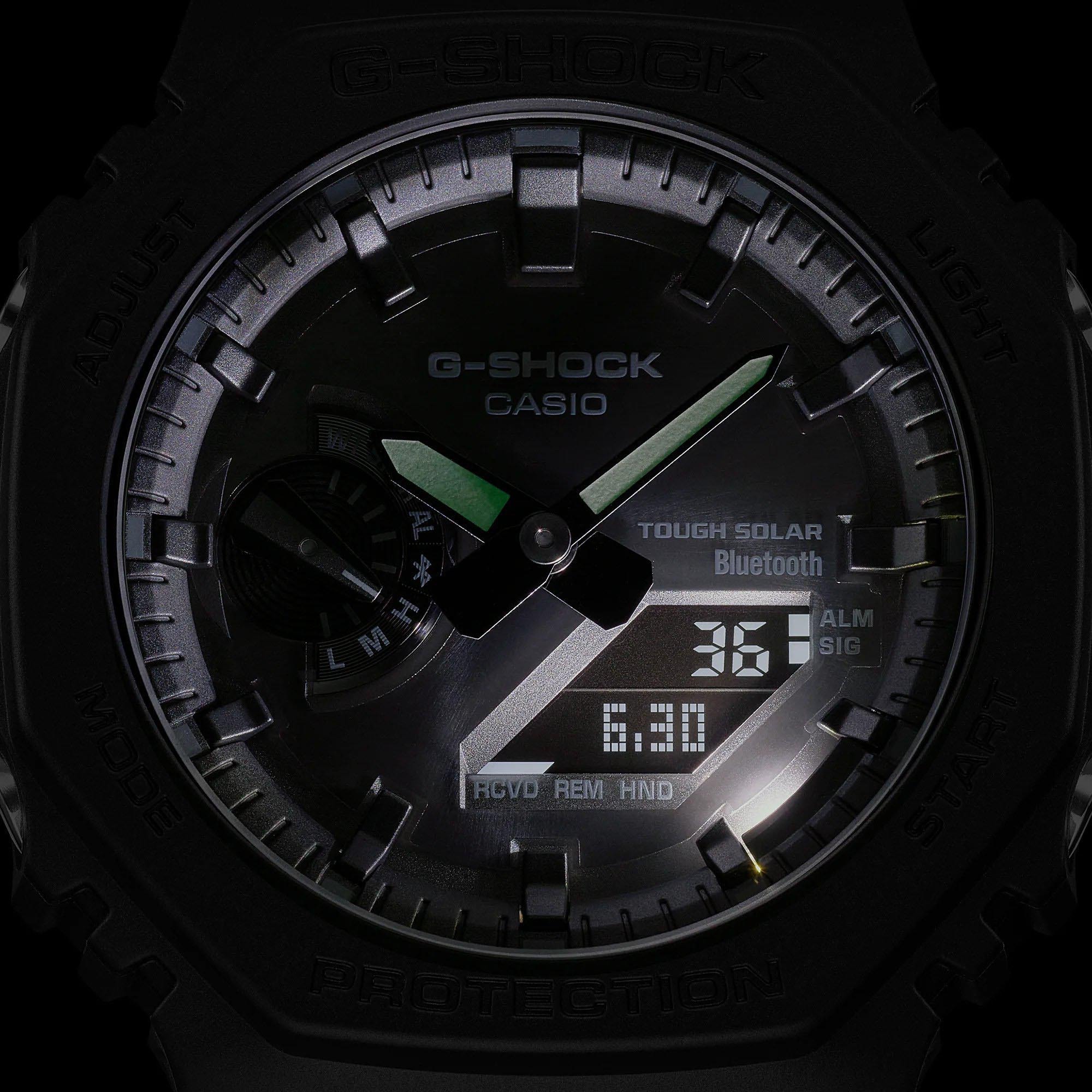 G-Shock Mens 200m Carbon Core Bluetooth Solar - GA-B2100-2ADR– TCS Online