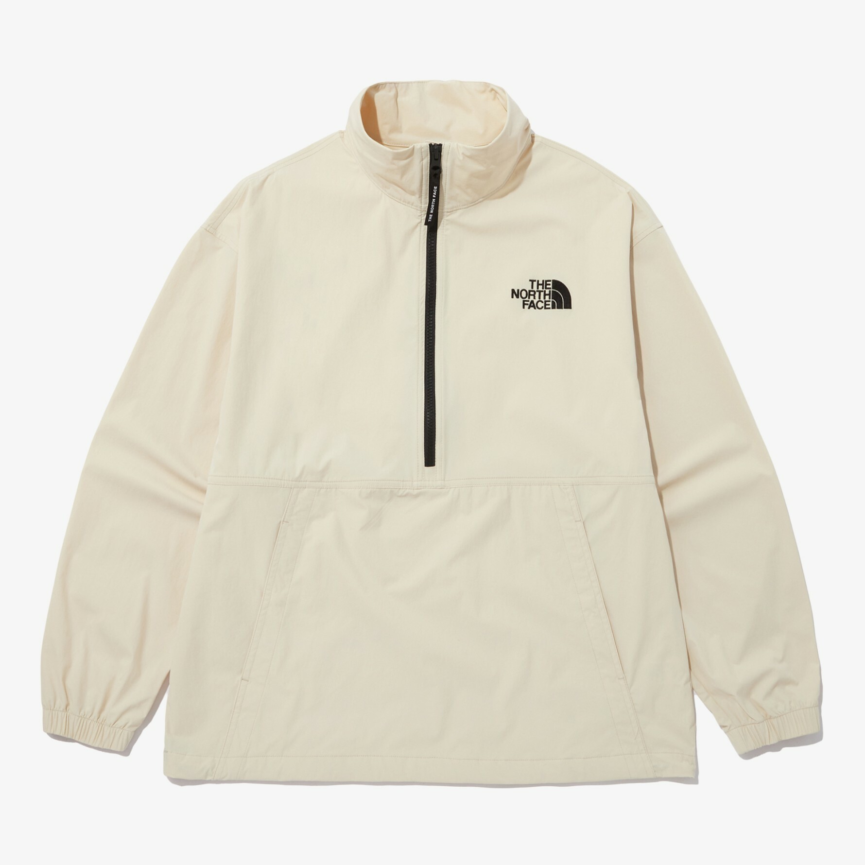 THE NORTH FACE WILSTON ANORAK 半拉鍊 長袖 奶油白 NA3BP12B