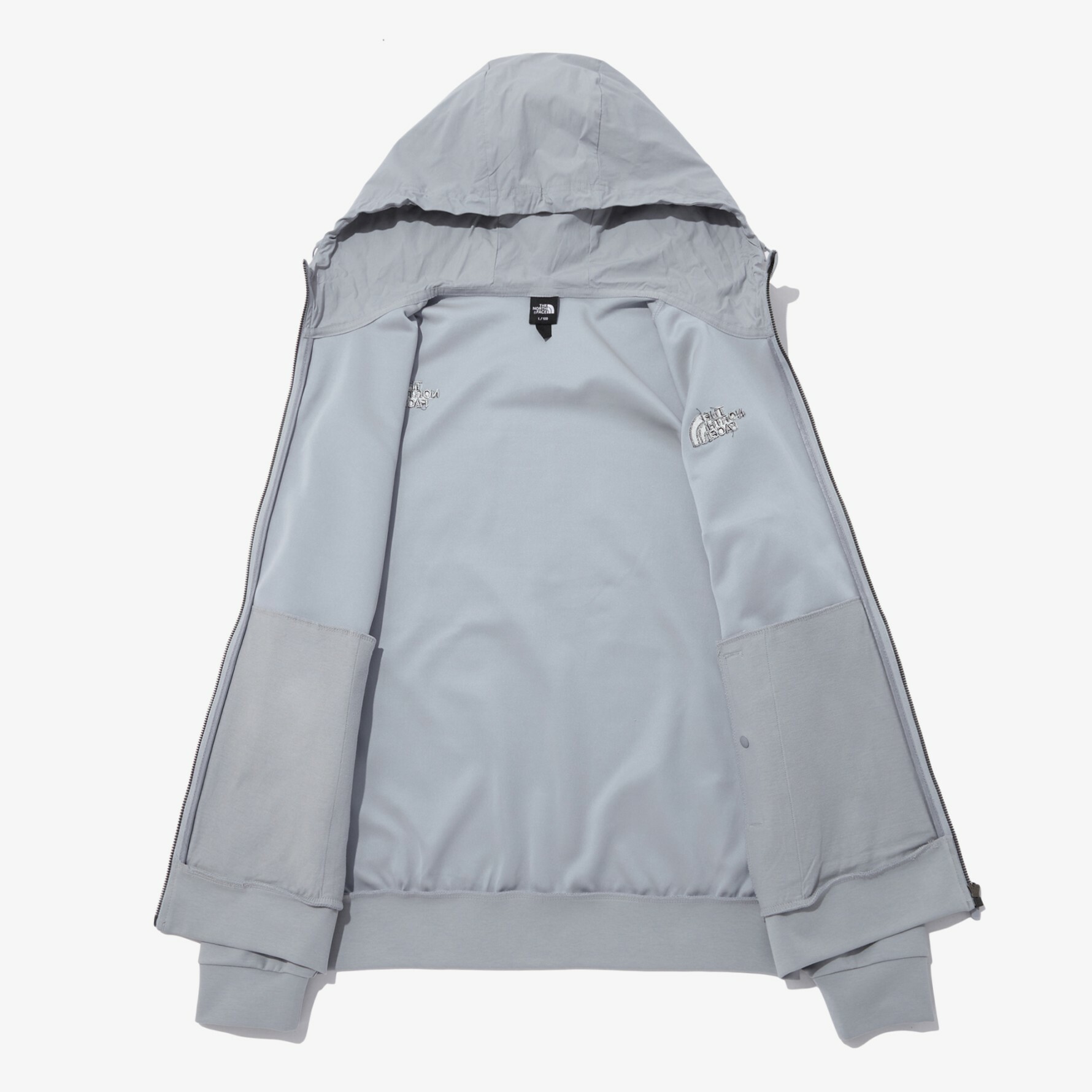 THE NORTH FACE SEED TECH 訓練 連帽 飛行外套 灰 NJ5JP02B