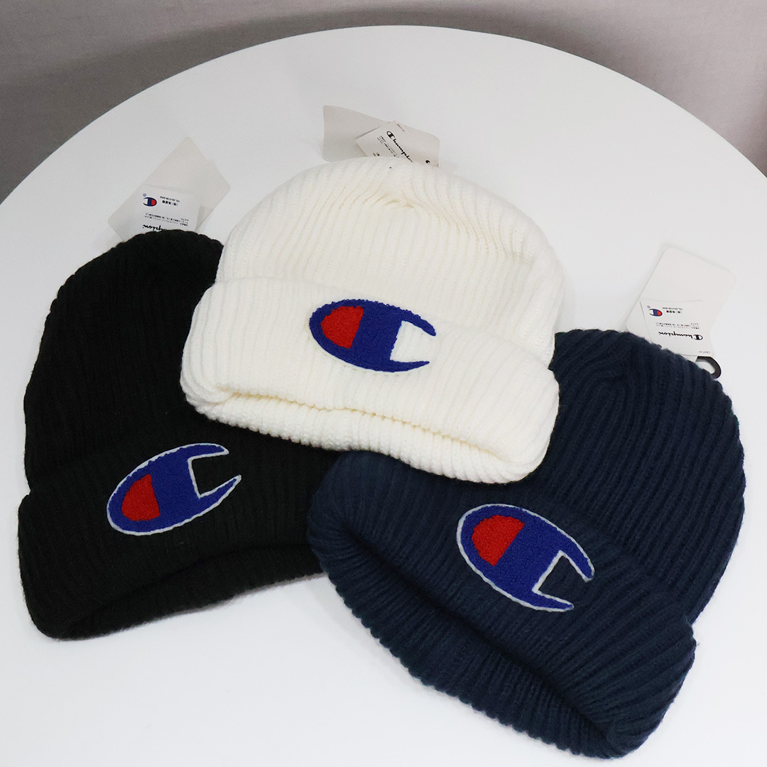 日版 CHAMPION 毛帽 刺繡 LOGO 保暖 大C 3色 CH374114003 現貨