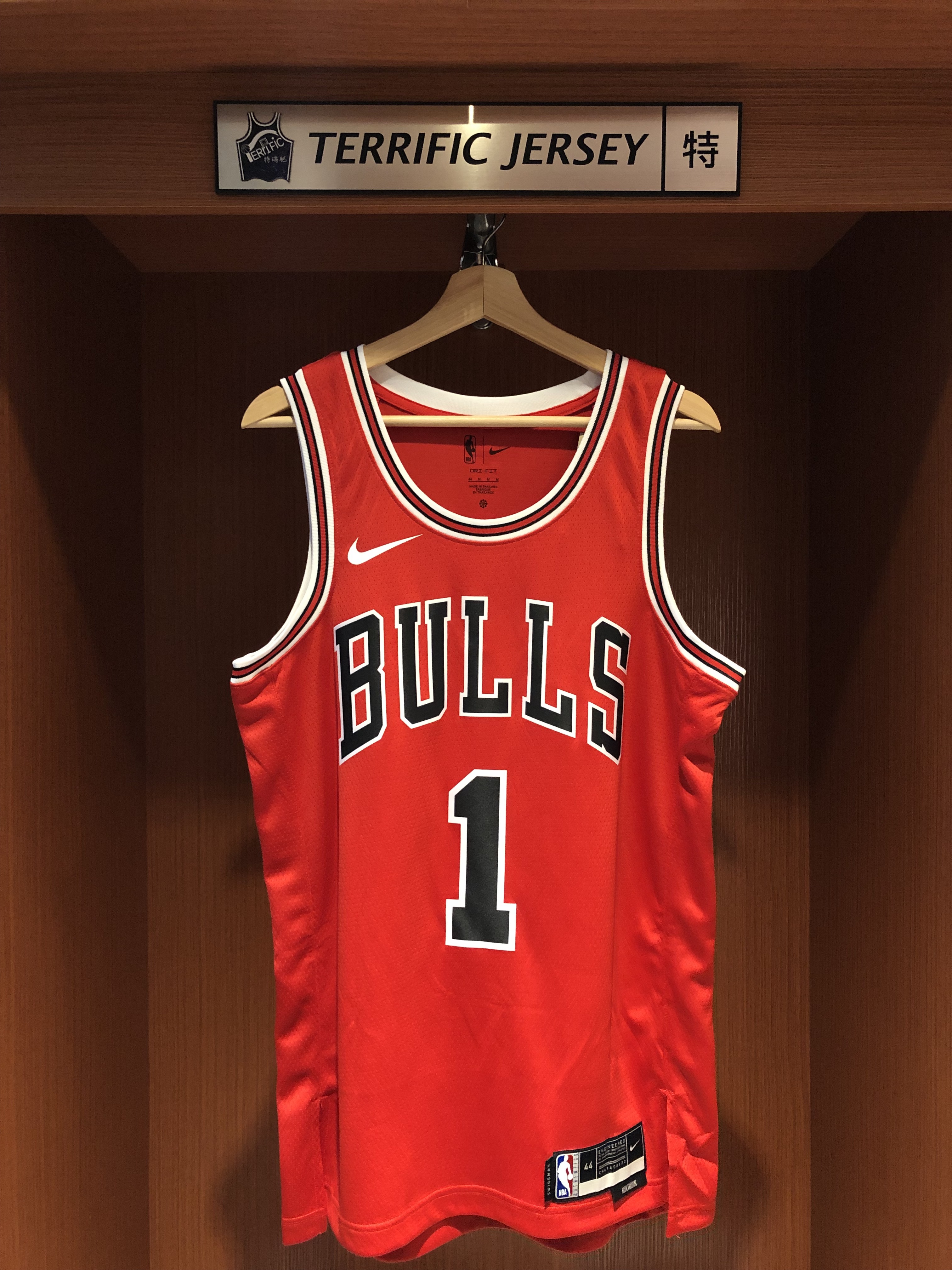 NBA球衣 Derrick Rose 芝加哥公牛紅 Icon Nike Swingman 球迷版 熱轉印 全新
