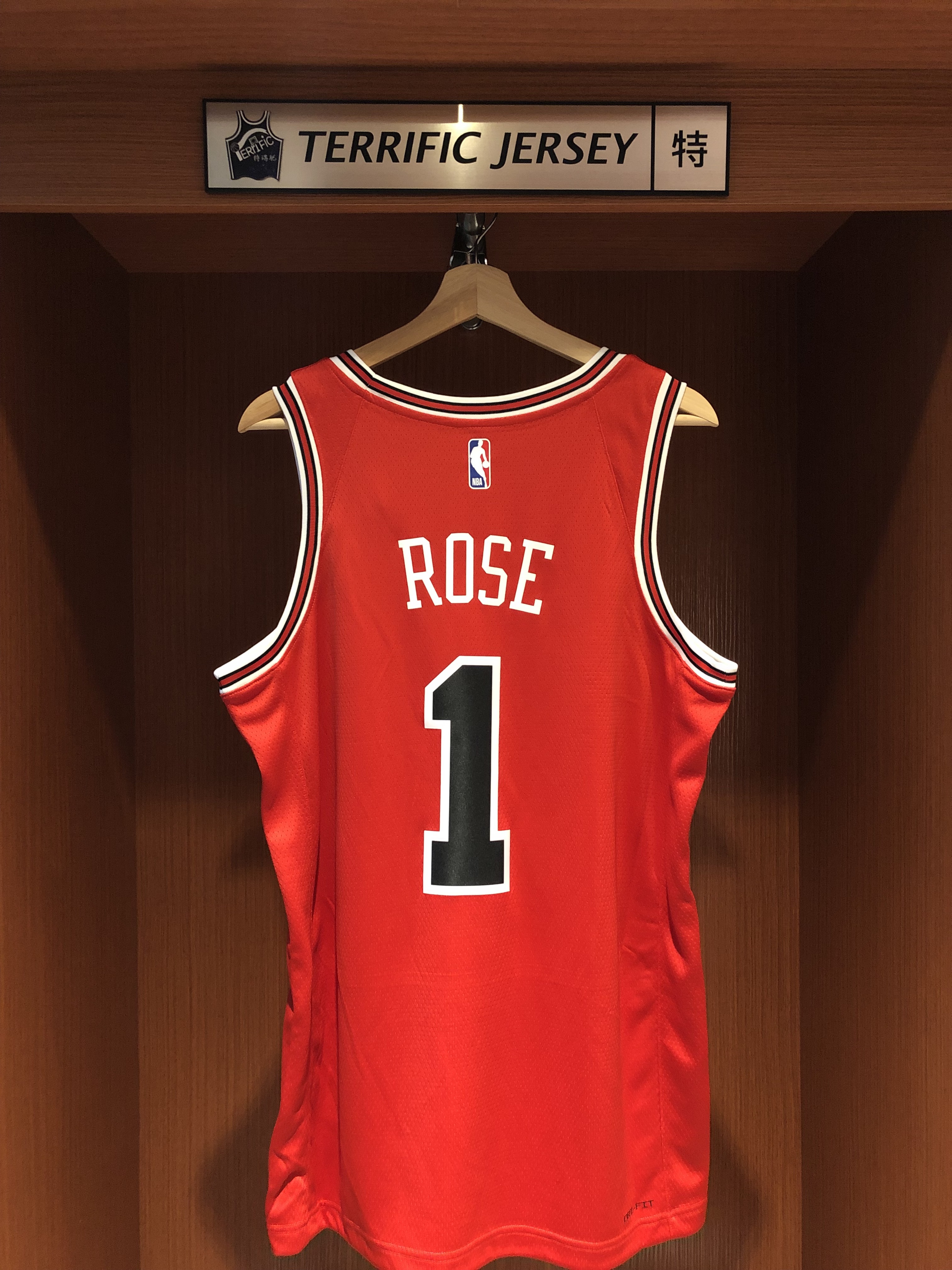 NBA球衣 Derrick Rose 芝加哥公牛紅 Icon Nike Swingman 球迷版 熱轉印 全新