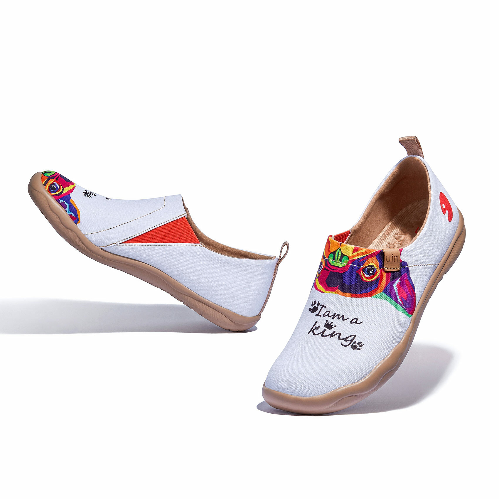 【 Uin 】西班牙原創設計 | 法鬥王 女鞋 彩繪鞋 休閒鞋 懶人鞋