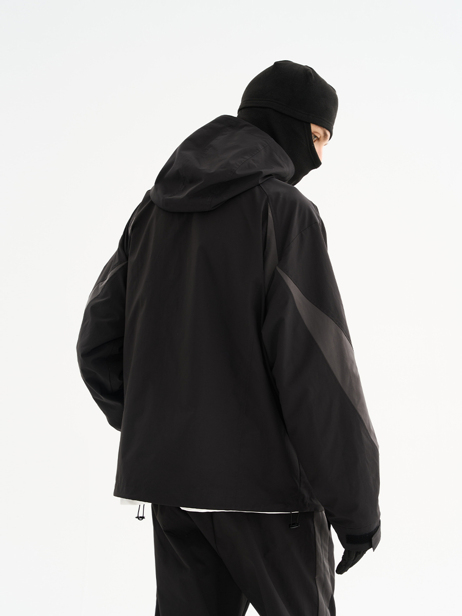 HARSH AND CRUEL 23SS 飛邊裁片層次拼接機能防風衝鋒衣 HN231050033