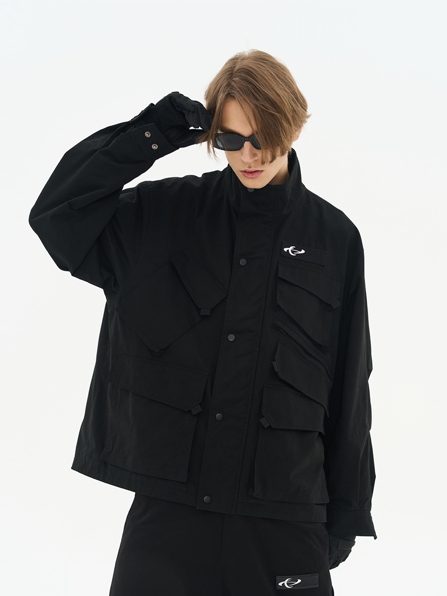 HARSH AND CRUEL 23SS 機能戶外立體口袋設計重磅工裝外套 HX224050600