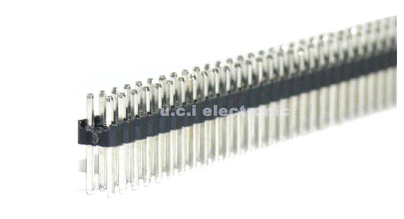 【UCI電子】(C-2-18) 雙排排針 180度 排針 2x40P 40PIN 腳距 2.54mm