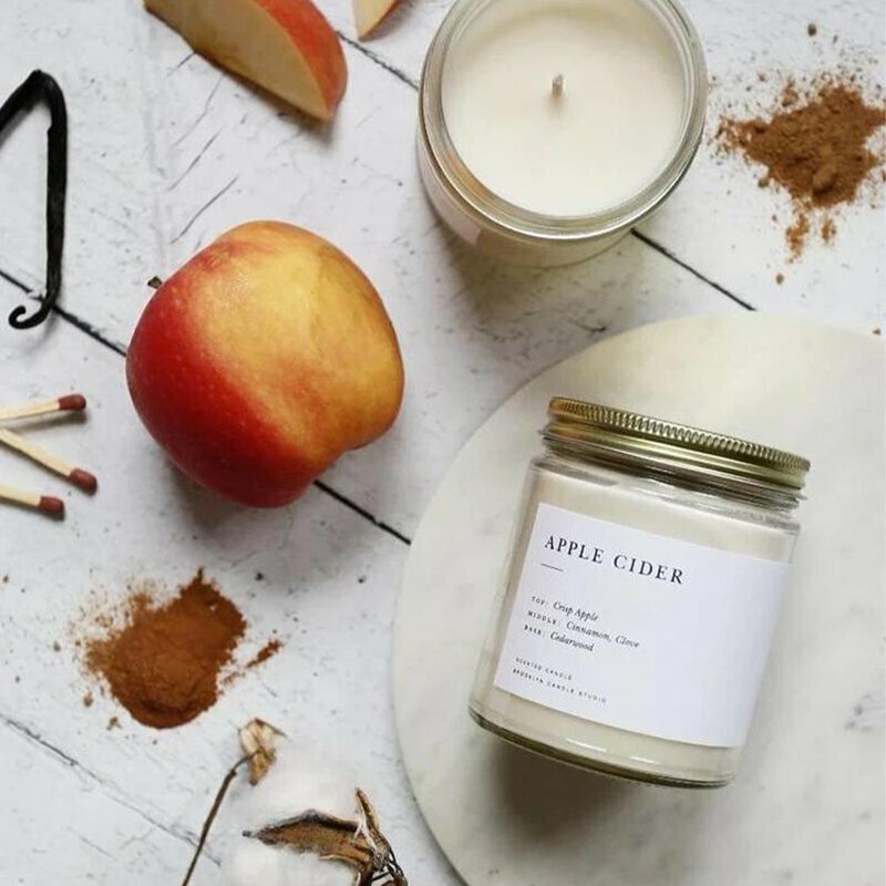 Apple Cider 蘋果酒 極簡蠟燭 - Brooklyn Candle Studio