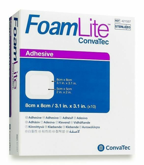 康復寶FoamLite™輕柔矽膠泡棉敷料  一片裝 (不同尺寸)
