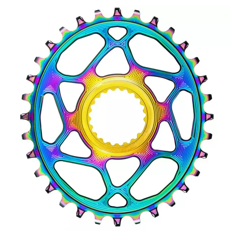 AbsoluteBlack Oval 1X Direct Mount Chainring (For Shimano Cranks, 12S HYPERGLIDE+ Chain)