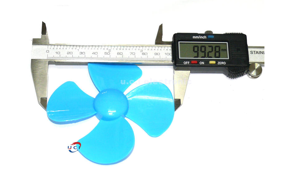 【UCI電子】(K-2) 大四葉 螺旋槳 2.0MM孔風扇葉 船槳 專題製作 電機 馬達配件 100mm