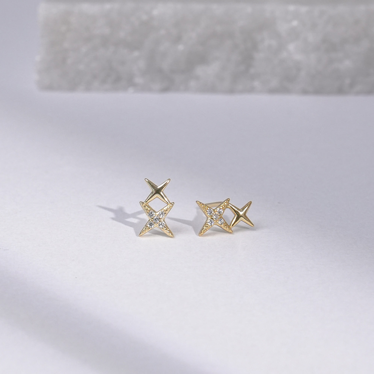 E148 星砂之語 |  純銀耳釘