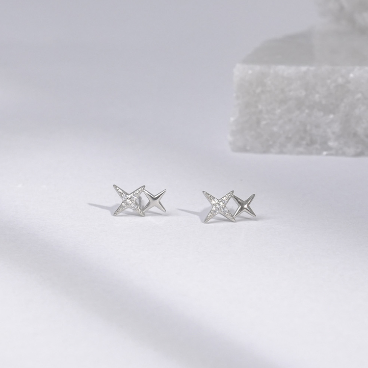 E148 星砂之語 |  純銀耳釘