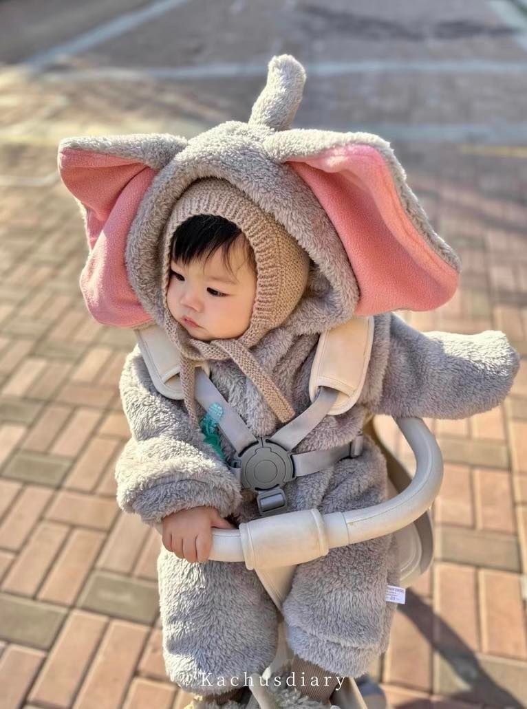 cute elephant romper