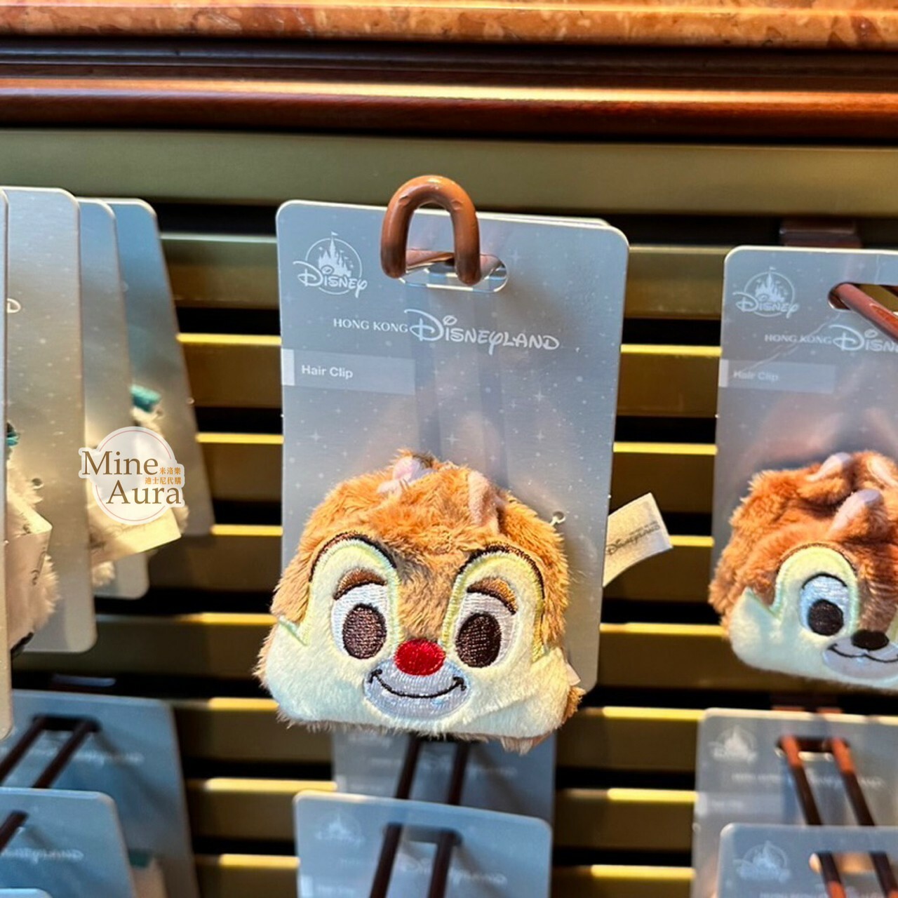 紅鼻 蒂蒂 Dale 絨毛 造型 髮夾 髮抓 奇奇蒂蒂 Chip 'n Dale -香港迪士尼樂園