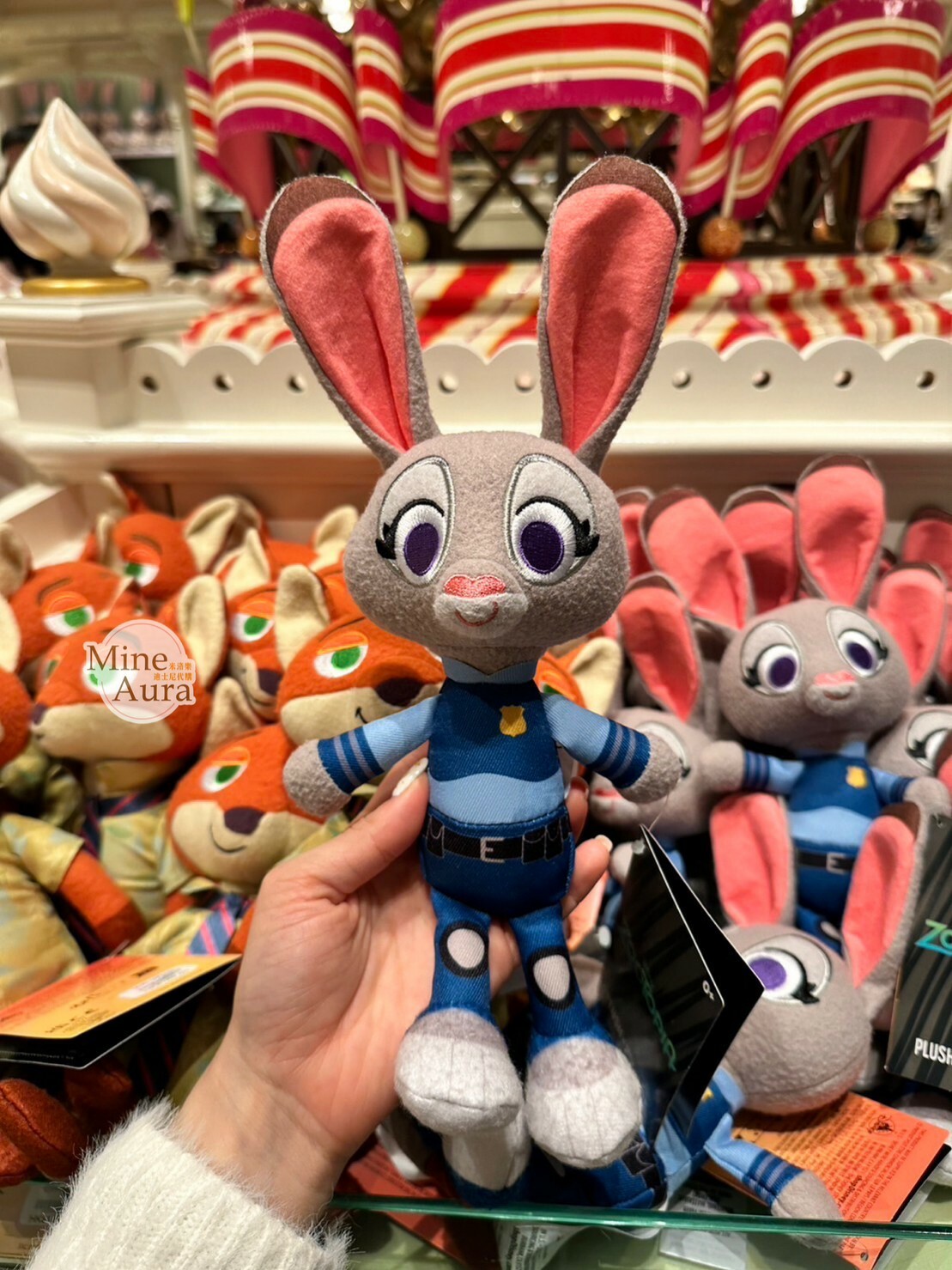 Q版 哈茱蒂 Judy 兔 娃娃 玩偶 動物方城市 Zootopia -香港迪士尼樂園