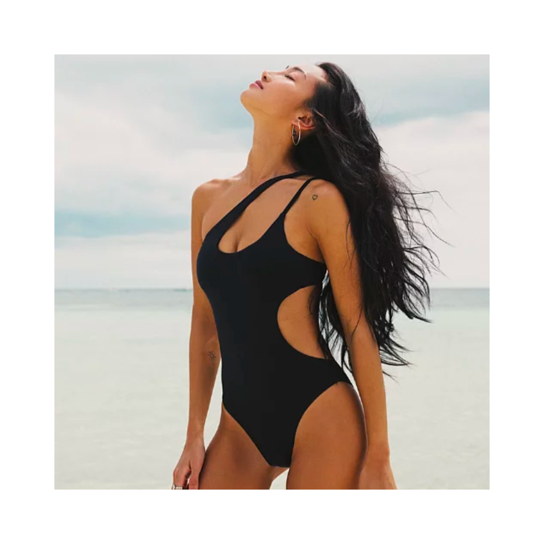 ▲Yukari Pilli 性感露腰連身比基尼 [TA028]黑色