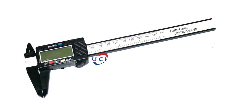 【UCI電子】(D-37) 塑料纖維游標卡尺 0-150mm數顯卡尺 游標卡尺 塑膠 電子數顯遊標卡尺