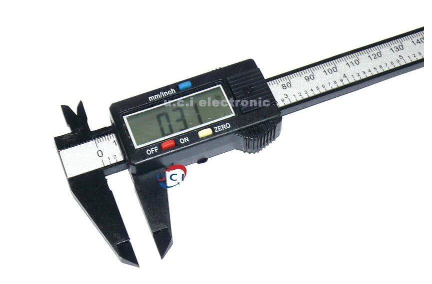 【UCI電子】(D-37) 塑料纖維游標卡尺 0-150mm數顯卡尺 游標卡尺 塑膠 電子數顯遊標卡尺