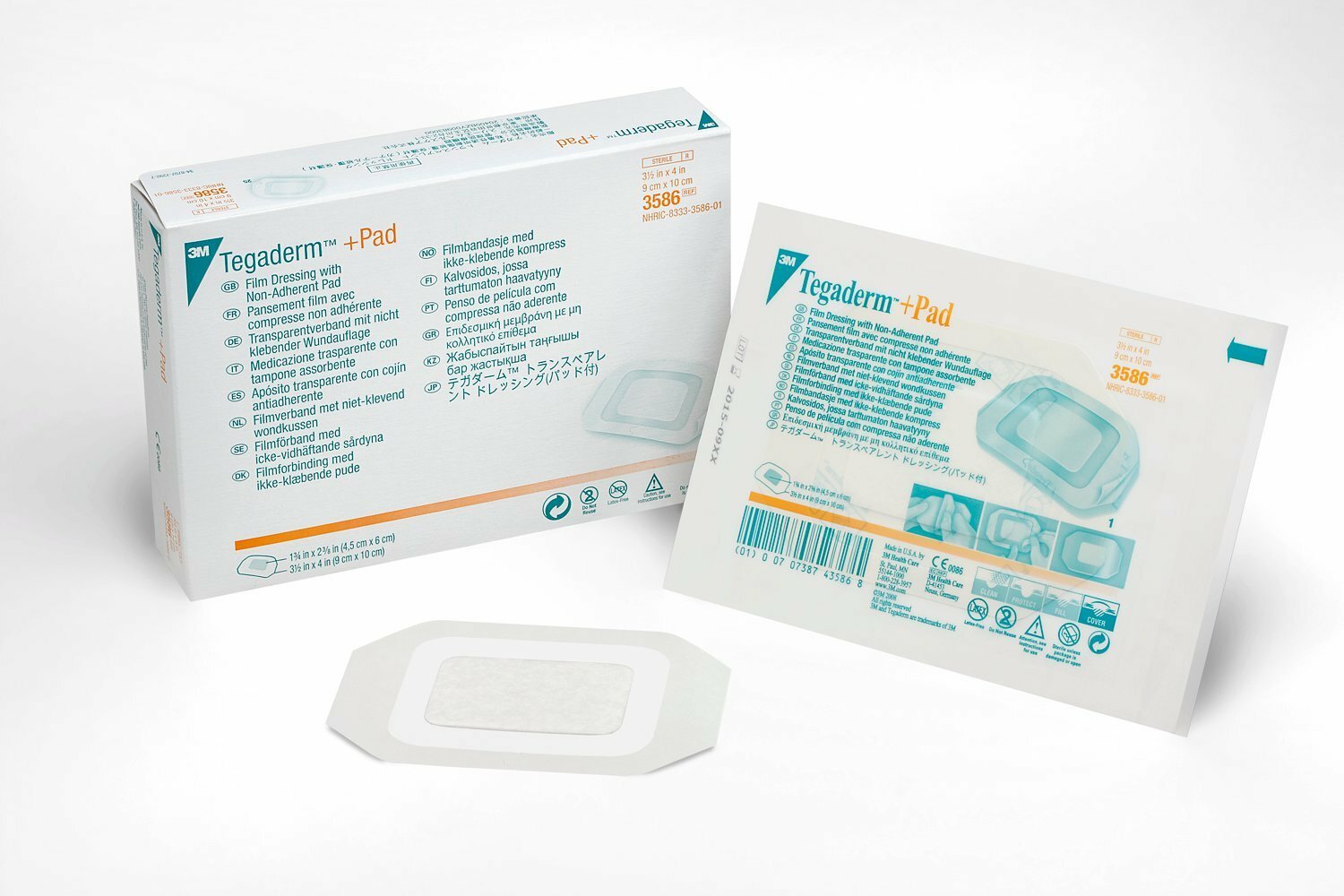 3M™ 美膚貼™ Tegaderm + Pad 3586 全效防水膠膜敷貼 9cm x 10cm (一片裝)